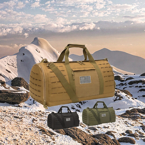 Bolsa Táctica para Exteriores, Bolsa Molle con 3 Compartimentos con Cierre para Pistola, Almacenamiento Médico, Material de Nailon, Accesorio de Caza - Product Image 2