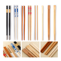 Baguettes à sushi en bambou Tensoge jetables personnalisées fourchette à emporter couteau cuillère Kit de couverts pour restaurant hôtel