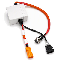Harnais de câblage haute tension pour bus électrique avec connecteur orange et boîte de jonction pour l'utilisation dans les bus à énergie nouvelle
