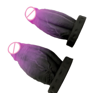 Dildo Negro Grueso de 3'' de Grosor, Dildo Anal Extra Ancho Realista de Silicona con Succión, Pene Flexible con Sensación Real para Mujeres, Lesbianas y Gays - Product Image 1