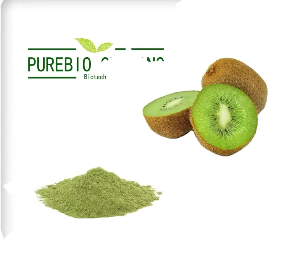 Bebida de jugo de fruta orgánica, polvo instantáneo, sabor a fruta, liofilización, polvo de jugo de fruta, polvo de extracto de kiwi puro 100%