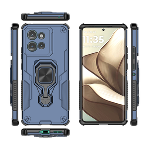 Étui de téléphone porte-anneau magnétique de luxe pour Moto Edge 50 5G couverture antichoc - Product Image 4