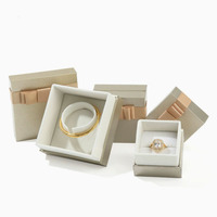 Cajas Ecológicas para Joyería de Varios Tamaños, Caja Personalizada para Collar, Pulsera, Anillo y Recuerdos