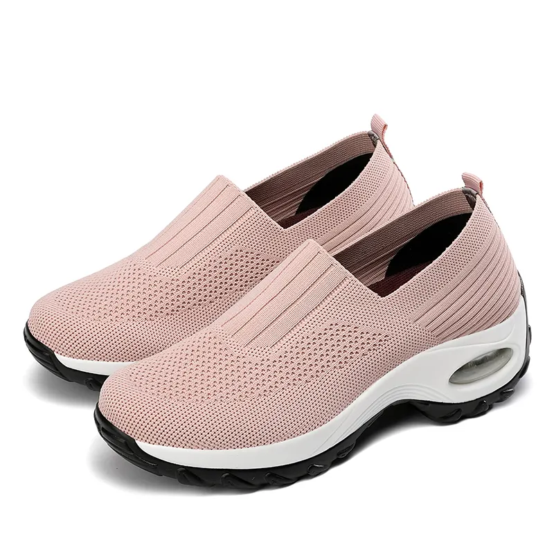 Neuestes Design Air-Cushion-Sportschuhe, chinesische Fabrik individuelle Marke Lady-Laufschuhe, große Größe modische Damen-Sneaker