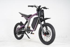 มอเตอร์ไซค์ไฟฟ้าแบบออฟโรดสำหรับการแข่งขัน รุ่น 60V โครงสร้างอัลลอยน้ำหนักเบาขั้นสูง พร้อมระบบเบรกดิสก์ไฮดรอลิก - Product Image 3