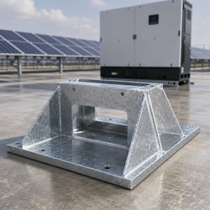 Base de Canal en C para Inversor Solar Personalizado, Galvanizada en Caliente con Clasificación C3-C5, Acero al Carbono Q235 Q345 Q355 - Product Image 4