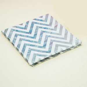 Khăn ăn có thể in rainbowdisposable khăn ăn màu đỏ Chevron Khăn ăn - Product Image 2