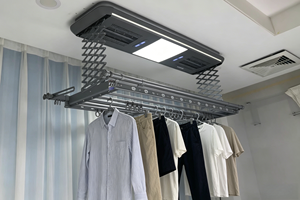 Aluminum Crossbar High-Power Heating <b>LED</b> <b>Lighting</b> Electric Drying Rack with Remote Control - Product Image 5