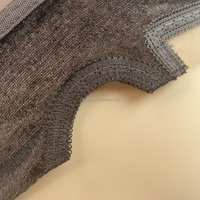 Bonnet de perruque élastique antidérapant pour la confection de perruques, bonnet à dentelle frontale avec bande antidérapante, réutilisable, fabriqué à la machine