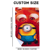 Custom Designed Polyester Cotton Hotel Beach Towel Deluxe Sublimed Print Summer Hot Quick Dry Beach Towel