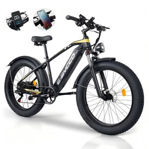 Vélo à pneus larges 1000W Ebike, directement de l'usine Ebycco, 26 pouces, 7 vitesses, VTT E9-Plus 1000W, vélo à pneus larges EBYCCO E9 Plus Ebike 48V Mo - Product Image 1