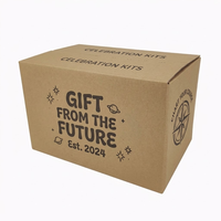 Boîte d'expédition en carton ondulé E-Flute personnalisée avec bande de déchirement et fermeture auto-adhésive pour l'expédition e-commerce