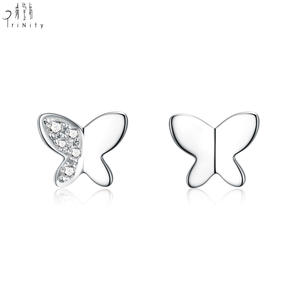 Boucles d'oreilles en or massif 18K avec diamant naturel pour femme, bijoux fins tendance Offre Spéciale - Product Image 1