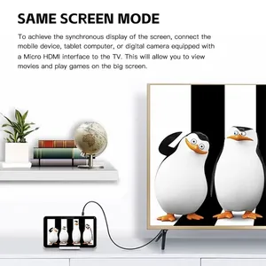 HDMI để micro HDMI cáp 3D 1080P Nam đến Nam HD để micro HD âm thanh video tốc độ cao máy ảnh kỹ thuật số điện thoại di động HD TV kết nối - Product Image 6