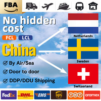 Günstiger Versanddienstleister von China in die Niederlande, Schweden, Schweiz Luftfracht Tür-zu-Tür-Service