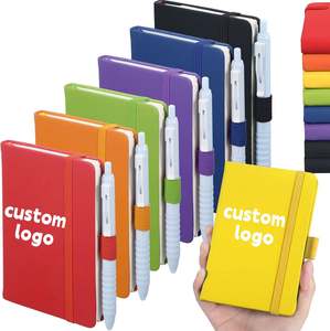 Customizable Portable A6 Notebook Suitable for Both Adults and Students Multiple Colors Styles Available with Bookmark Loop - Product Image 1