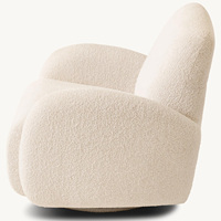 Fauteuil de loisirs de style américain Rhoohill, mobilier de salon, canapé individuel, fauteuil de chambre à coucher, fauteuil inclinable pivotant moderne