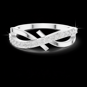 Juego de anillos nupciales de moissanita y diamantes vintage de alta calidad con ajuste de garra en plata chapada en oro blanco para mujer Servicio OEM - Product Image 1