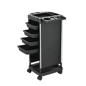 Carrito <span class=keywords><strong>Profesional</strong></span> <span class=keywords><strong>de</strong></span> Salón con Ruedas Universales, Cajones <span class=keywords><strong>de</strong></span> Plástico Fáciles <span class=keywords><strong>de</strong></span> Mover para Almacenamiento <span class=keywords><strong>de</strong></span> Herramientas <span class=keywords><strong>de</strong></span> Peluquería - Product Image 6
