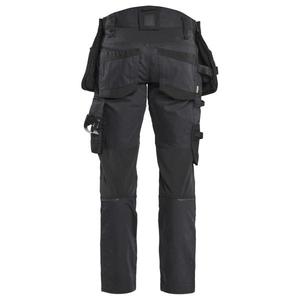 BLAKLADER - 197011499999C146 Pantalones artesanos en elástico de 2 vías Negro/Negro-PANTALONES DE TRABAJO EAN 7330509951187 - Product Image 3
