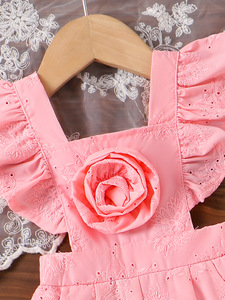 <span class=keywords><strong>Tuta</strong></span> Intera Rosa da <span class=keywords><strong>Bambina</strong></span> 2026 con Fiori per l'Estate - Product Image 2