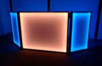 Mur vidéo led personnalisé dj stand portable led dj façade stand à vendre