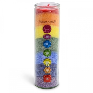 <span class=keywords><strong>Bougies</strong></span> divinatoires en verre, 7 couleurs, non parfumées, 50 pièces, prière fantastique, <span class=keywords><strong>bougies</strong></span> faites à la main - Product Image 1