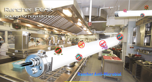 ENEC Listé 4ft 1200mm 36W LED Tri-Proof Light 40mm 75mm Tubulaire IP69K IP67 pour Entrepôts - Product Image 6