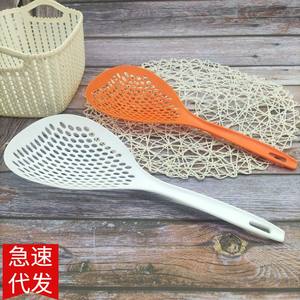 Penyaring mie <span class=keywords><strong>Lo</strong></span> besar gaya Jepang, sendok penyaring mie tahan suhu tinggi, jaring peniris dapur rumah tangga terbuat dari plastik dan nilon - Product Image 2