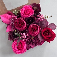 Rosas, Orquídeas, Guirnaldas al por Mayor, Decoración de Tela, Plantas de Cerezo, Enredaderas Artificiales, Flores Decorativas