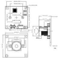 Módulo de Cámara de Videoconferencia USB 2.0 con Sensor CMOS HD 1080p a 60 Fps, Amplio Rango Dinámico, Sin Controladores, Captura y Reconocimiento de Movimiento