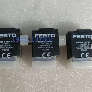 Bobine électromagnétique Festo Mseb-3-230V Ac 663955 pour vannes - Product Image 1