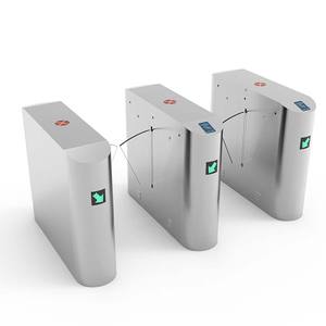 Fabrika üretim şirketi açık yaya bariyeri erişim kontrolü giriş hızlı akıllı kapısı turnike kanatlı geçiş kapısı - Product Image 3