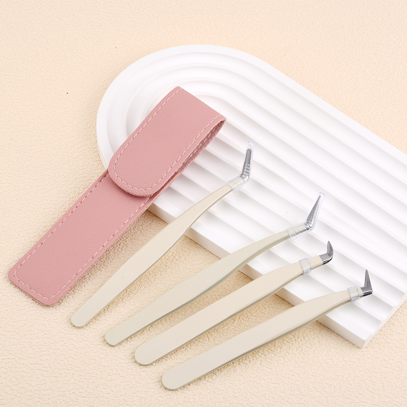 Professional Stainless Steel Fiber Lash Tweezers