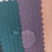 En gros Pu Enduit Tela Oxford Nid D'abeille Tissu Sac Tissu Matériel Échantillon Gratuit 70D Nylon Ripstop Oxford Tissu