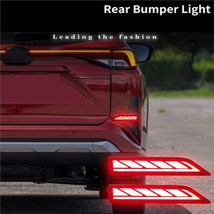 ไฟสะท้อนแสงกันชนหลังแบบ LED สำหรับ <span class=keywords><strong>Toyota</strong></span> <span class=keywords><strong>Veloz</strong></span> ปี 2021 <span class=keywords><strong>2022</strong></span> 2023 ไฟเตือนเบรกอัตโนมัติ ไฟเลี้ยวแบบไดนามิก อุปกรณ์ตกแต่งรถยนต์ 12V - Product Image 4