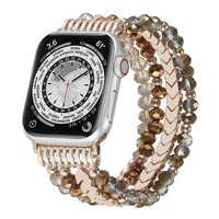 Bracelet en métal en alliage de bijoux innovants pour Apple Watch Band 45mm 46mm 49mm Bracelet pour femme pour Iwatch 10 9 8 Ceinture perlée