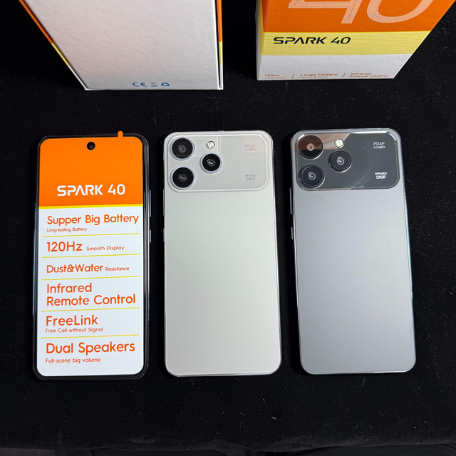 SPARK40Pro 4G Smartphone Unlocked Android Mobile Phone HD Display Dual SIM 512GB ROM Global Version
