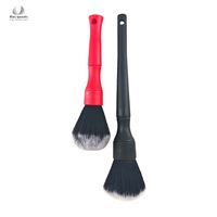 Brosses de lavage de voiture en plastique vert pour l'intérieur, lot de 18 brosses de detailing automobile, brosse de detailing pour auto