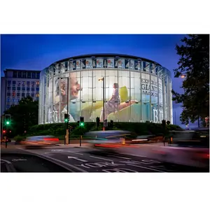 Large Manufacturer Direct Selling Window Glass Advertisement Commercial Transparent Led Screen Display Pantalla