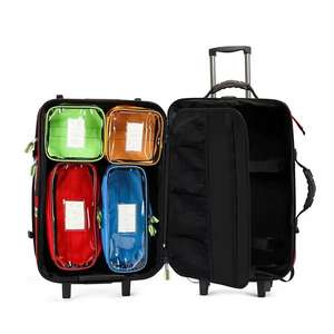 Maleta con ruedas <span class=keywords><strong>de</strong></span> moda para Doctor 2-4L Cilindro <span class=keywords><strong>de</strong></span> bomba <span class=keywords><strong>de</strong></span> oxígeno Ambulancia <span class=keywords><strong>de</strong></span> hospital Botiquín <span class=keywords><strong>de</strong></span> <span class=keywords><strong>primeros</strong></span> <span class=keywords><strong>auxilios</strong></span> Bolsas médicas nacionales - Product Image 3