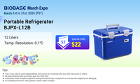 Réfrigérateur portable BIOBASE Chine BJPX-L12B – Offre spéciale Foire de Mars – Réfrigérateur de laboratoire 12L à prix réduit