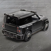 Kit carrosserie MSY pour Land Rover Defender : lèvre avant, diffuseur arrière, aileron arrière, capot, accessoires automobiles décoratifs en fibre de carbone