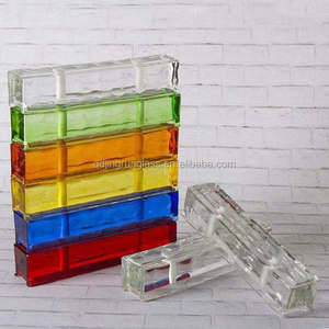 อิฐผลึกน้ำแข็งสีใส<span class=keywords><strong>ลูกฟูก</strong></span>สีทึบสีสันสดใสหลากหลายสเปคในร่ม - Product Image 3