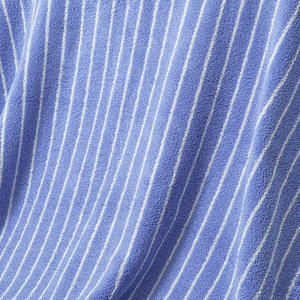 Tissu en Coton Pur Teint en Fil Rayé Éponge 450 g/m² Lourd Absorbant l'Humidité Textiles de Maison Tricoté Trame - Product Image 1