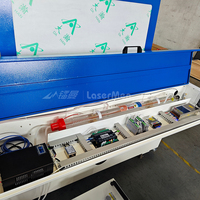 Graveur laser CO2 de type séparé LM-1390 100W 180W pour le traitement du marbre, du granit et de l'acrylique, résout les problèmes d'accès en espace étroit, OEM