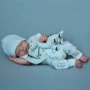 Nuevas Muñecas Bebé Reborn Realistas de 19 Pulgadas para Niños, Juguetes con Cuerpo de Tela Suave, Muñeca Bebé Impresa en 3D de 49 cm - Product Image 3