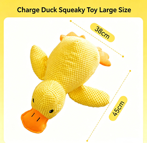 Juguete de Peluche de Pato Calefactor con Sonidos Divertidos para Mascotas - Product Image 4