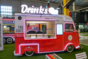 Xe Bán Thức Ăn Đường Phố Xe Tải Thực Phẩm Ngoài Trời/Xe Tải Thực Phẩm Kem/Xe Tải Thực Phẩm Chuyển Động Nhanh Bữa Sáng - Product Image 5