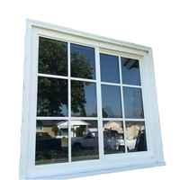 Ventana Corredera de PVC de Alta Calidad, Directo de Fábrica, Ahorro de Energía, Insonorizada, Aislamiento Térmico, Impermeable, Abatible, para Sala de Estar